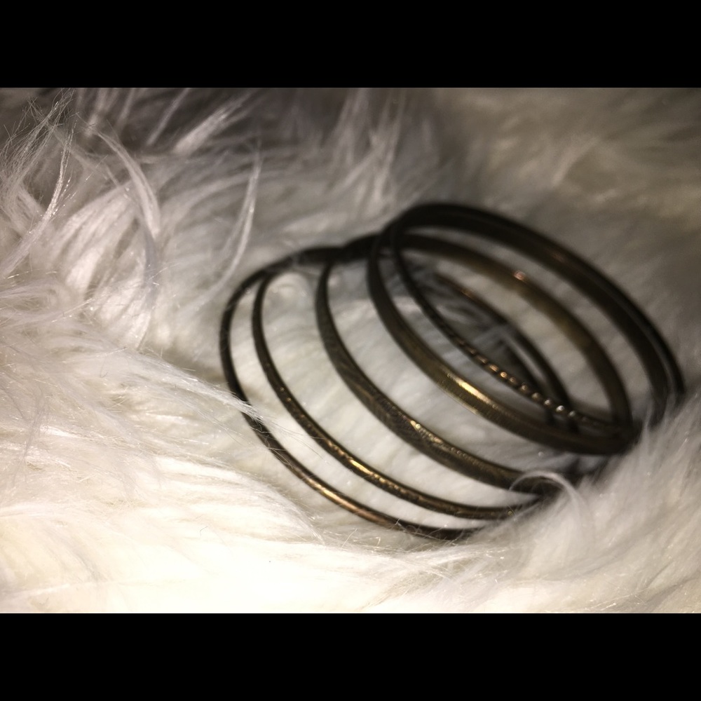 Antique bronze toned bracelets